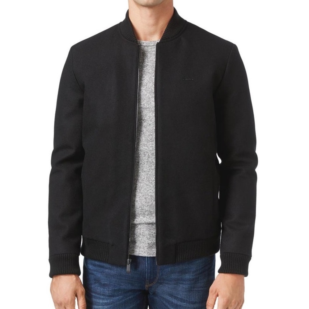 Calvin Klein men's wool bomber jacket